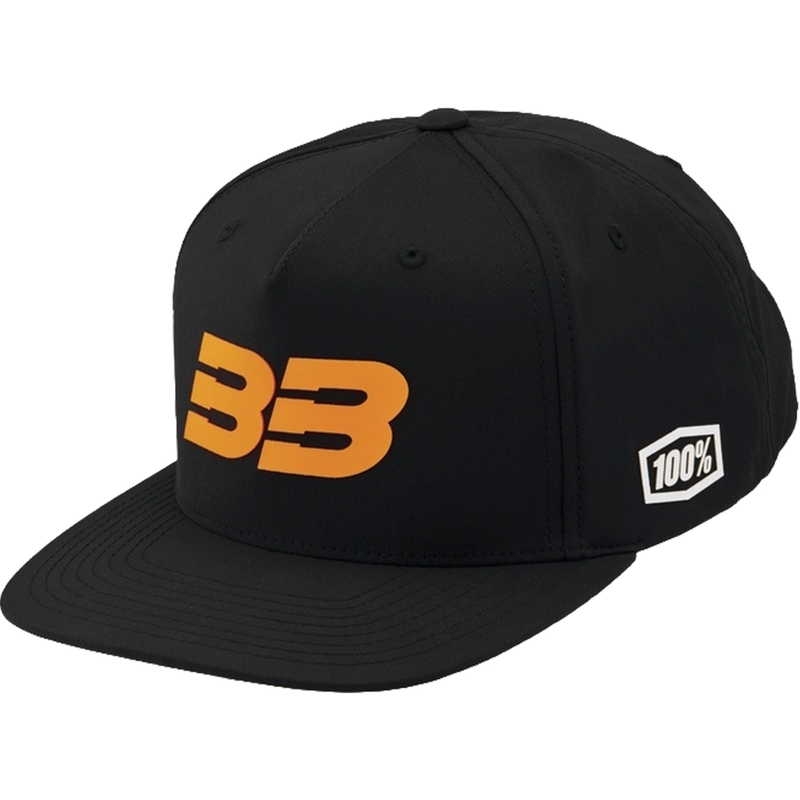 Kapa 100% BB33 Snapback crno-narančasta