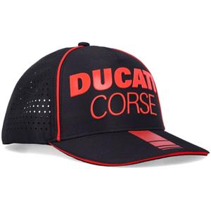 Crno-crvena kapa Ducati Laser Performance Midvisor Cap