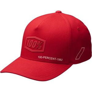 Kapa 100% Shadow Flexfit crvena