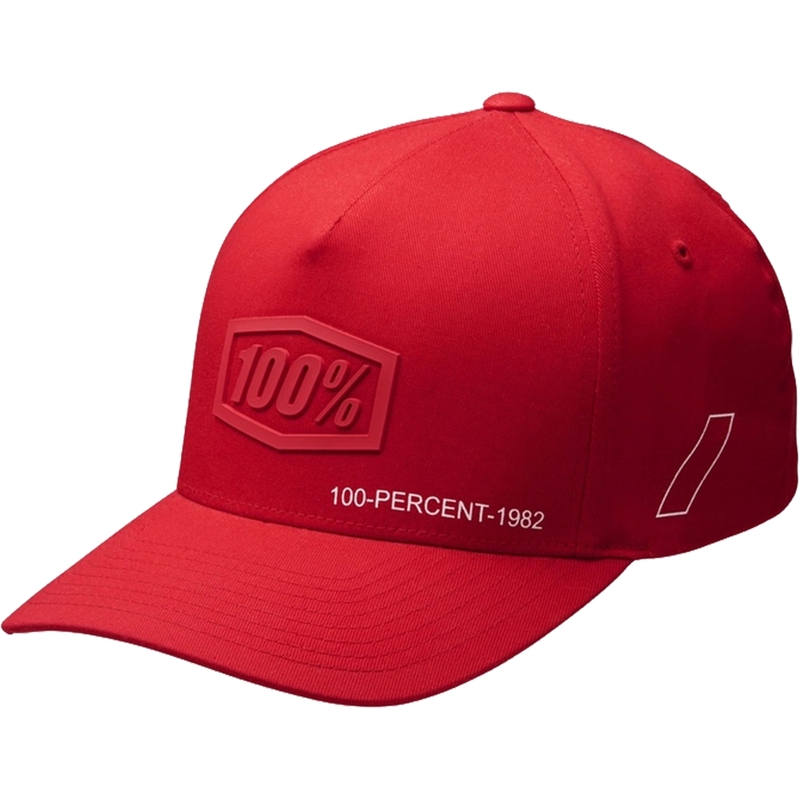 Kapa 100% Shadow Flexfit crvena