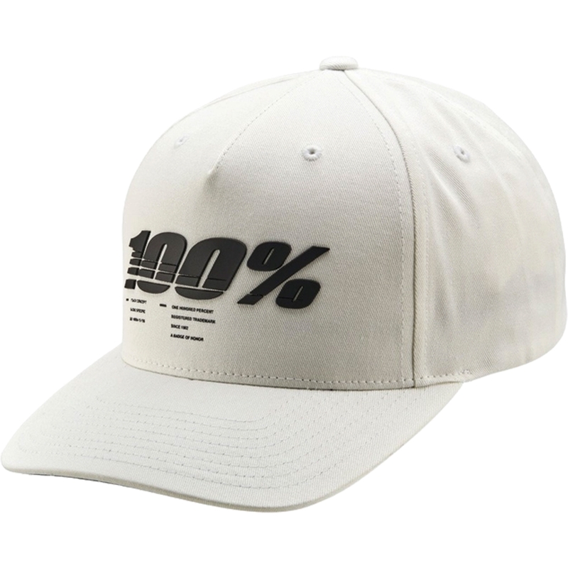 100% Staunch Snapback kapa u bijeloj boji