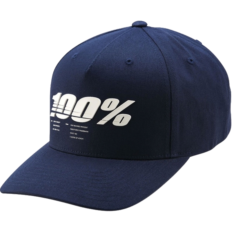 100% Staunch Snapback plava kapa
