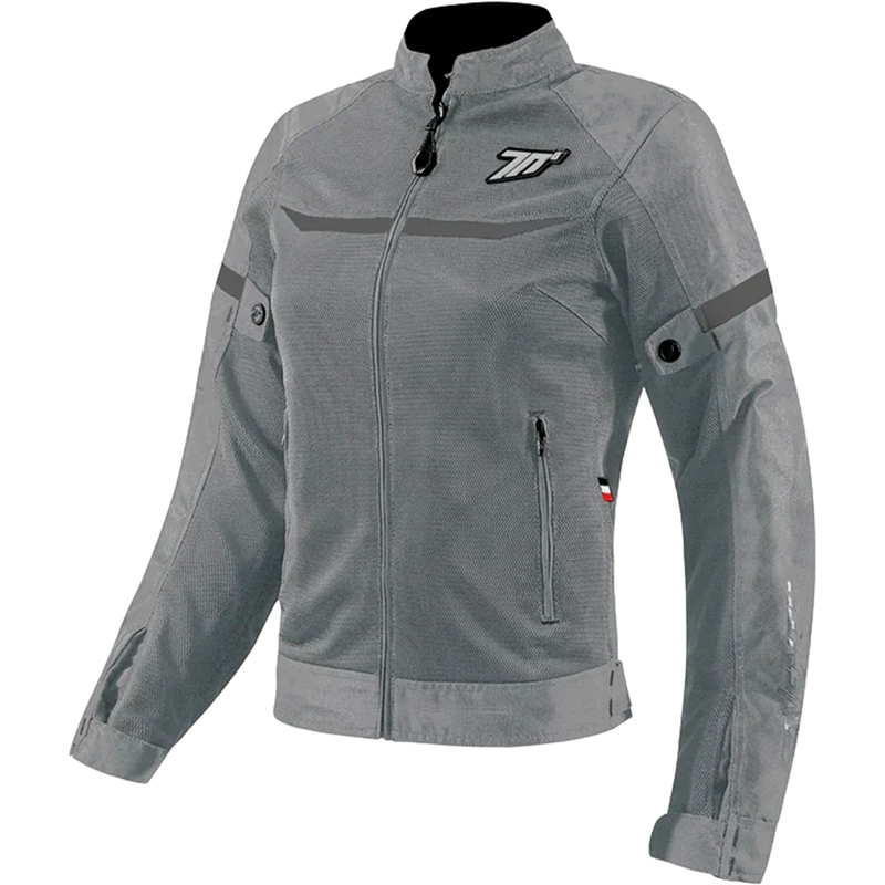 Ženska motoristička jakna Seventy Degrees SD-JR30.2 Mojave svijetlo siva