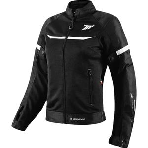 Ženska motoristička jakna SEVENTY DEGREES SD-JR30.2 Mojave crno-bijela