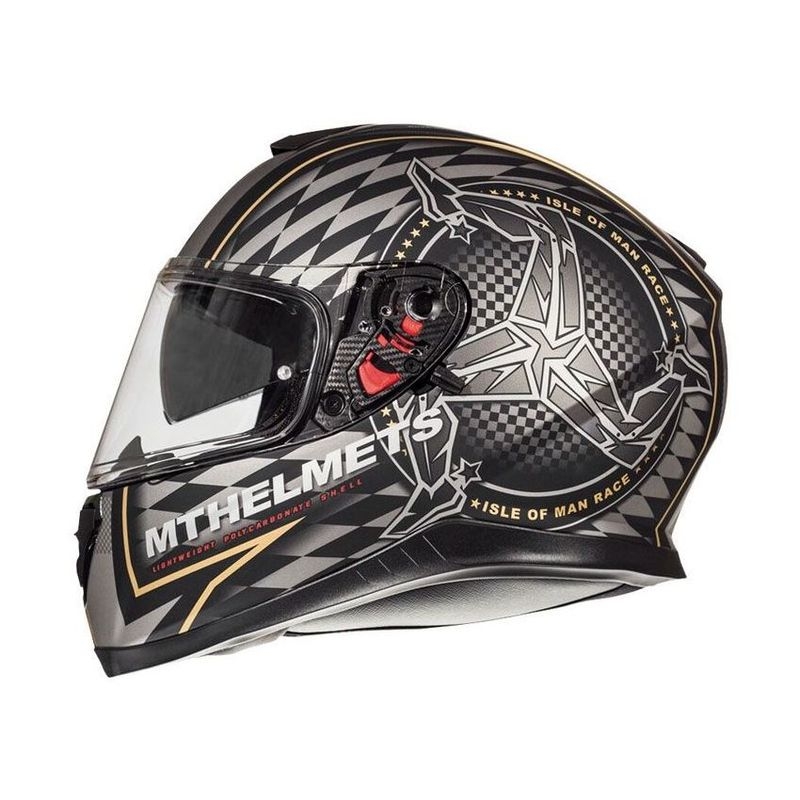 Integralna motociklistička kaciga MT Thunder 3 SV isle of man - II. kvaliteta