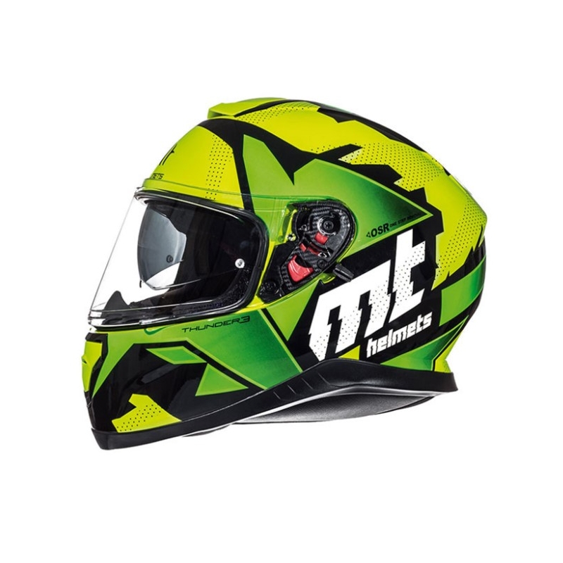 Integralna motoristička kaciga MT Thunder 3 SV Torn fluo žuto-zelena