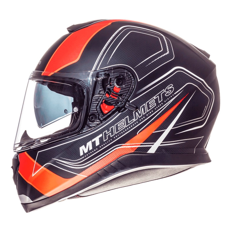 MT Thunder 3 SV Trace Integral motociklistička kaciga crna mat-fluo narančasta rasprodaja