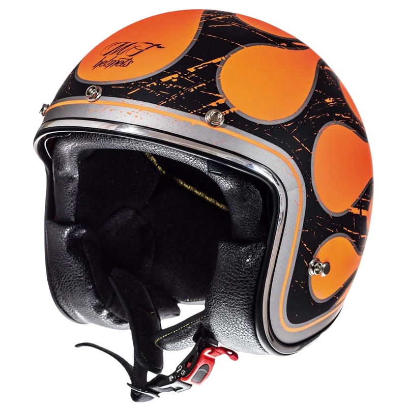 Motoristička kaciga otvorena MT LeMans SV Flaming fluo orange rasprodaja