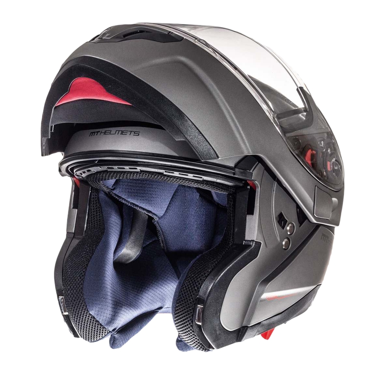 Motociklistička kaciga na preklop MT Atom titanium rasprodaja