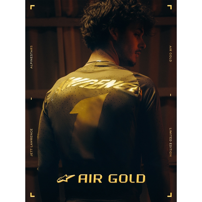 Alpinestars TECH 10 Limited Edition AIR GOLD motociklističke čizme smeđe zlatne boje