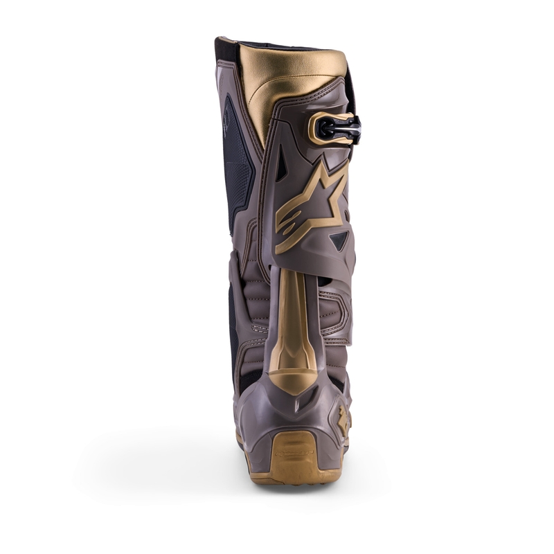 Alpinestars TECH 10 Limited Edition AIR GOLD motociklističke čizme smeđe zlatne boje