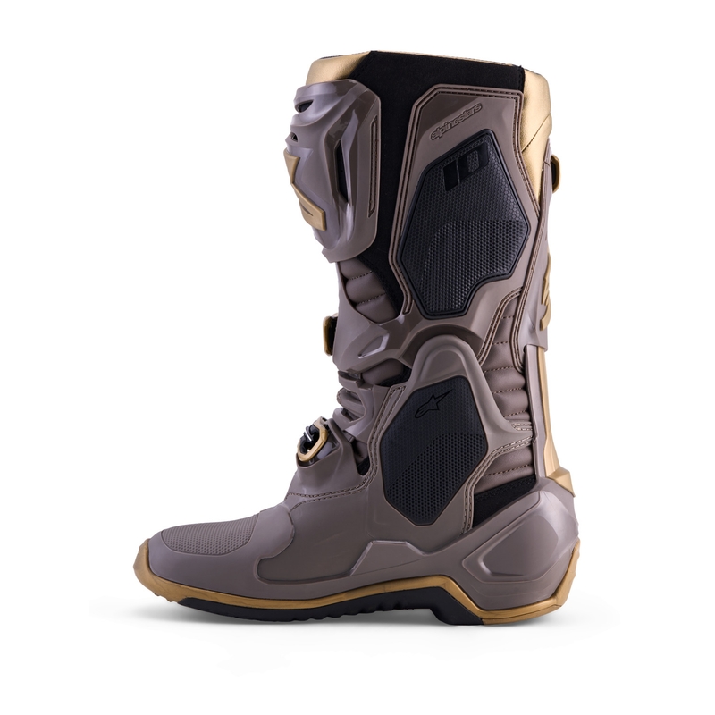 Alpinestars TECH 10 Limited Edition AIR GOLD motociklističke čizme smeđe zlatne boje