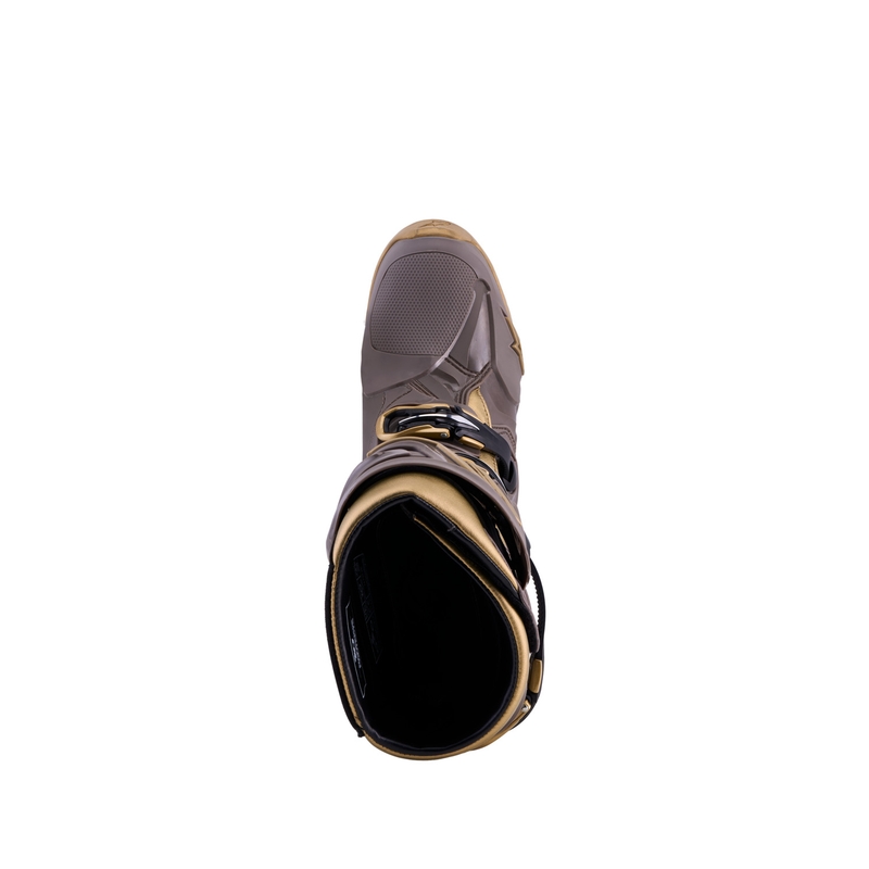 Alpinestars TECH 10 Limited Edition AIR GOLD motociklističke čizme smeđe zlatne boje