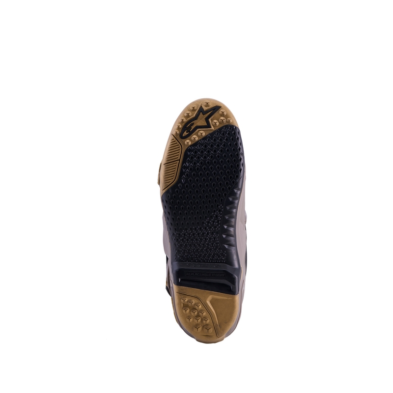 Alpinestars TECH 10 Limited Edition AIR GOLD motociklističke čizme smeđe zlatne boje