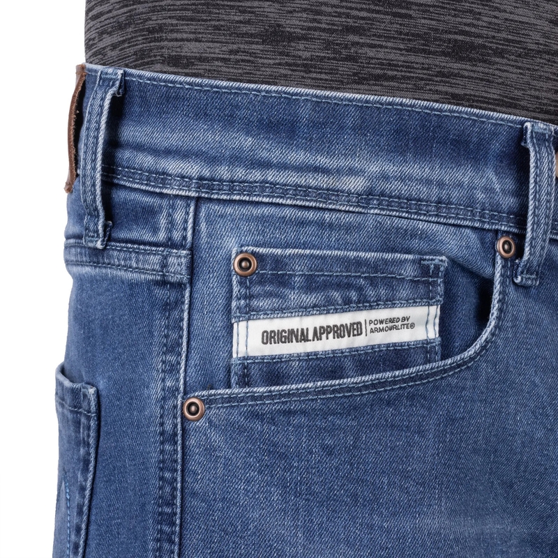 Oxford Original Approved Tailor AA motociklističke traperice svijetloplave boje