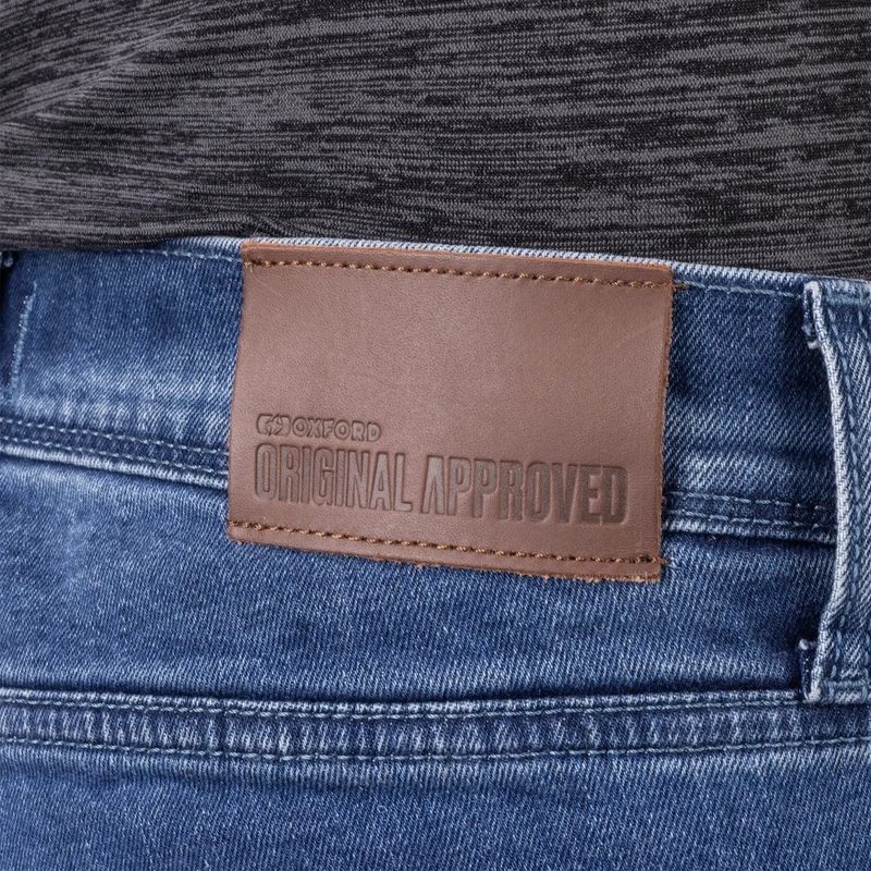 Oxford Original Approved Tailor AA motociklističke traperice svijetloplave boje