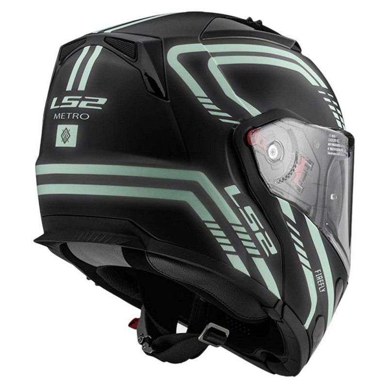 Preklopna kaciga LS2 FF324 Metro Firefly crna mat