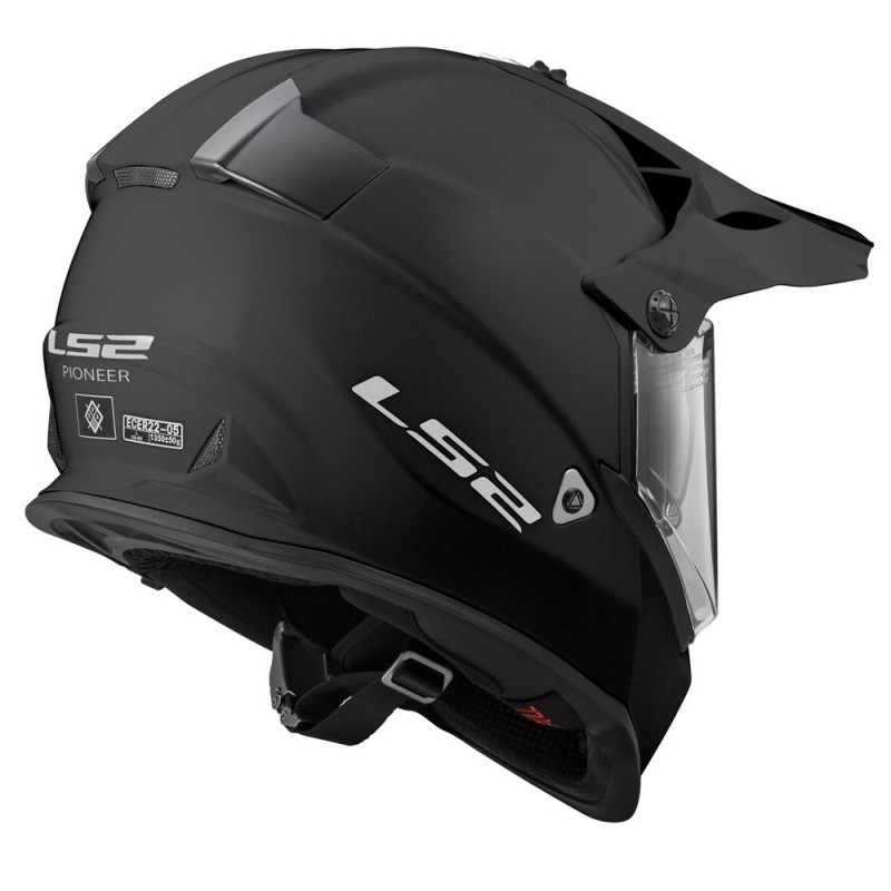 LS2 MX436 Pioneer kaciga crna mat rasprodaja