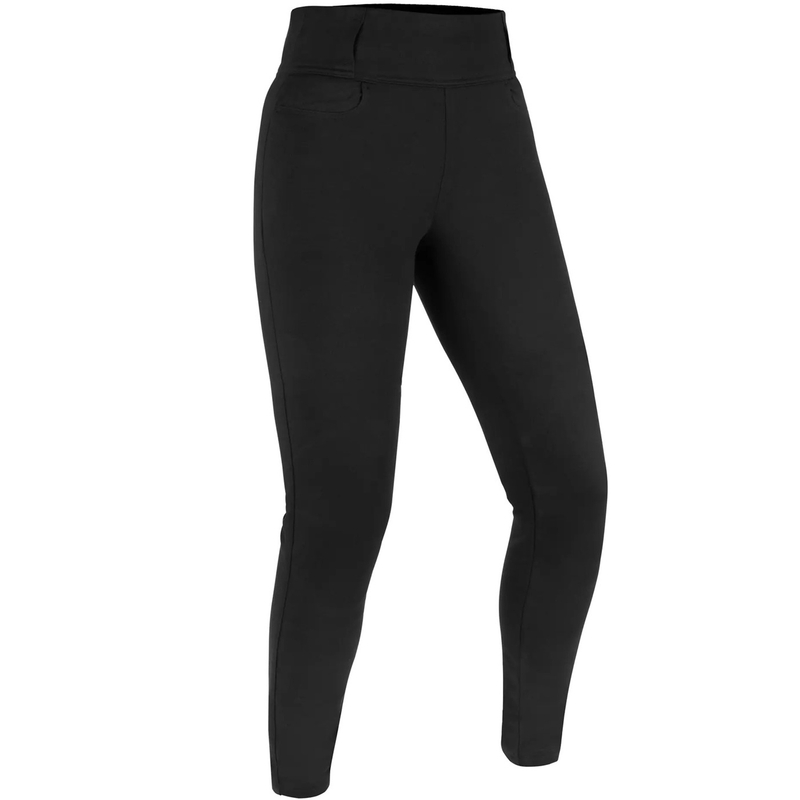 Ženske skraćene motociklističke tajice Oxford Super Leggins 3.0 crne
