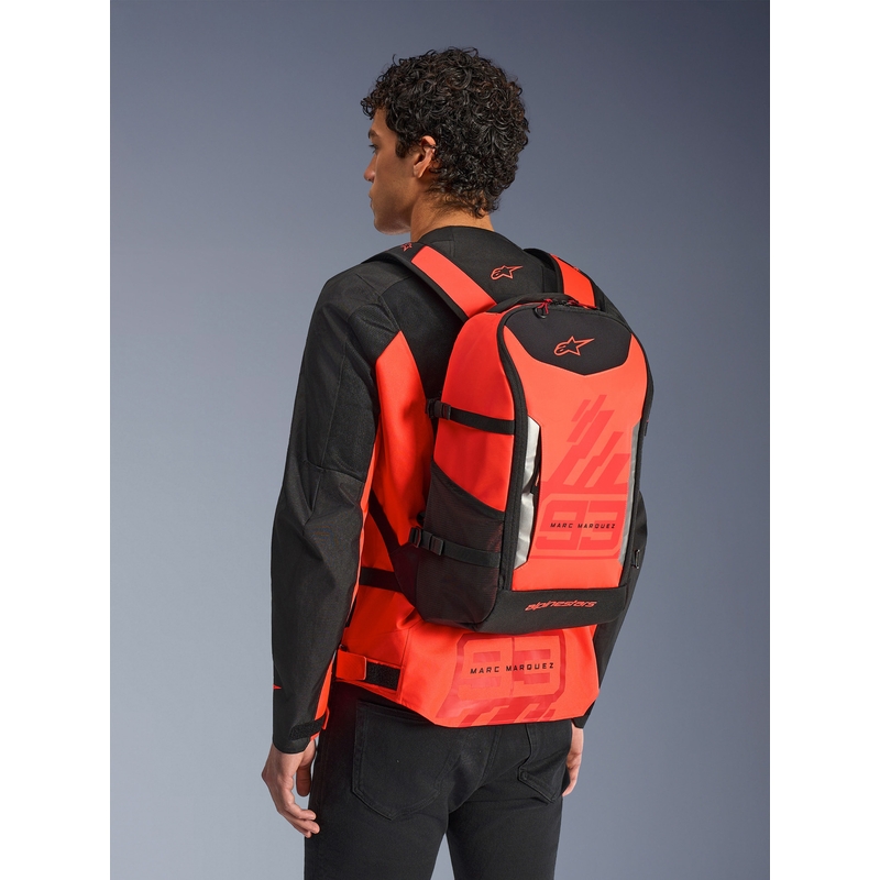 Alpinestars AMP-3 MM93 ruksak crveno-fluorescentno-crni 17 l