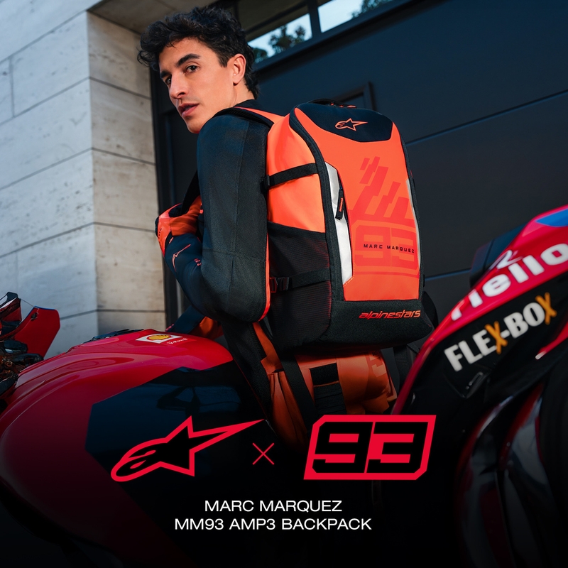 Alpinestars AMP-3 MM93 ruksak crveno-fluorescentno-crni 17 l