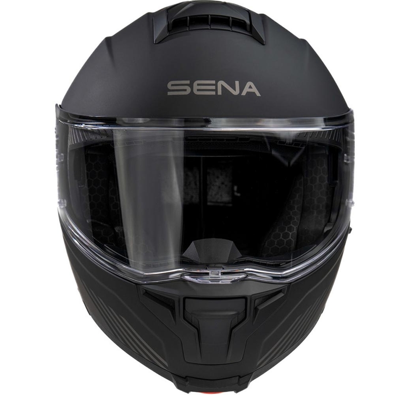 Preklopna motociklistička kaciga sa slušalicama SENA Specter mat crna