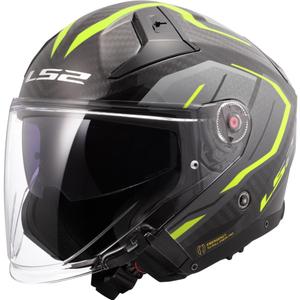 Otvorena motociklistička kaciga LS2 OF603 Infinity II C Urus fluo žuta