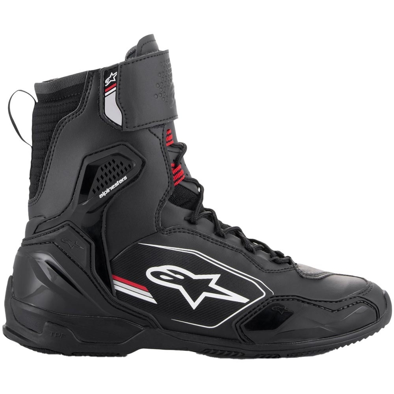 Alpinestars Superfaster motociklističke čizme crno-sivo-crvene
