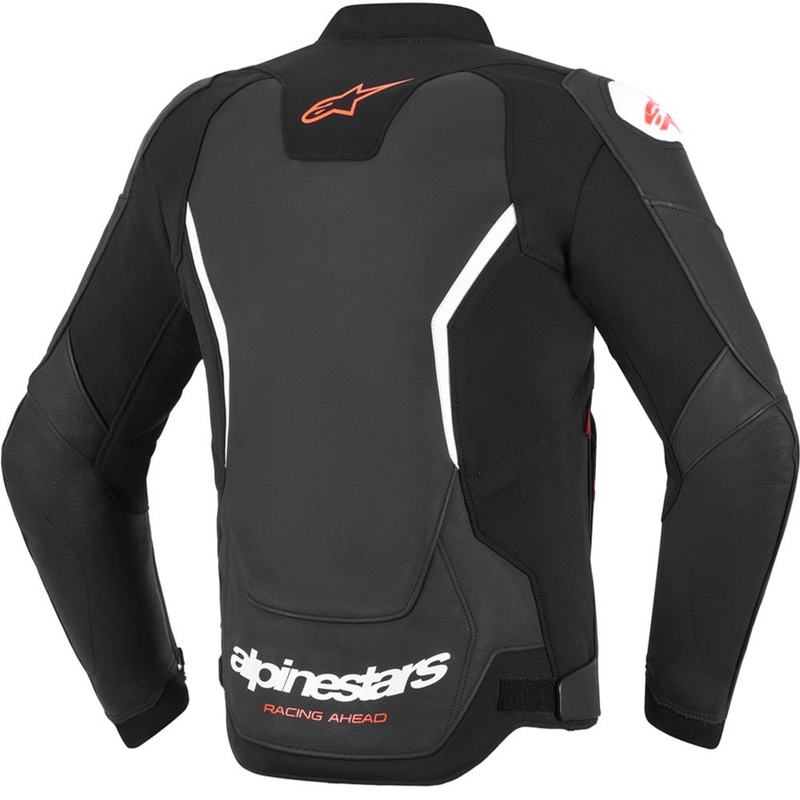 Alpinestars GP Force V2 kožna motociklistička jakna crno-bijelo-crvena