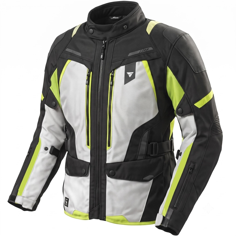 Ženska motociklistička jakna Shima Dune 2.0 fluo žuta