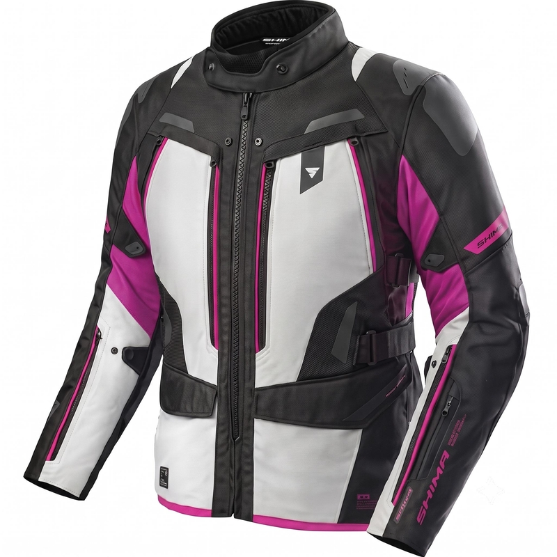 Ženska motociklistička jakna Shima Dune 2.0 roza