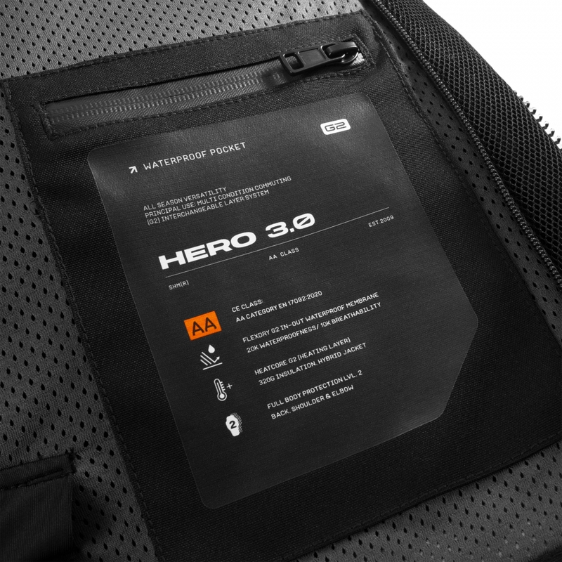 Shima Hero 3.0 motociklistička jakna sivo-crna