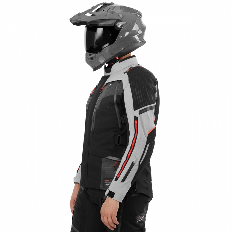 Shima Hero 3.0 motociklistička jakna sivo-crvena
