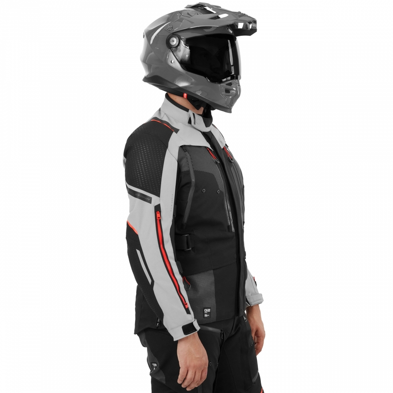 Shima Hero 3.0 motociklistička jakna sivo-crvena