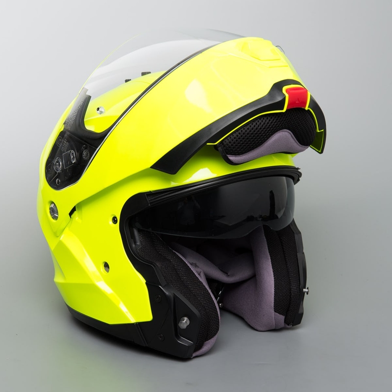 Motociklistička kaciga na preklop HJC IS-MAX II fluo zelena