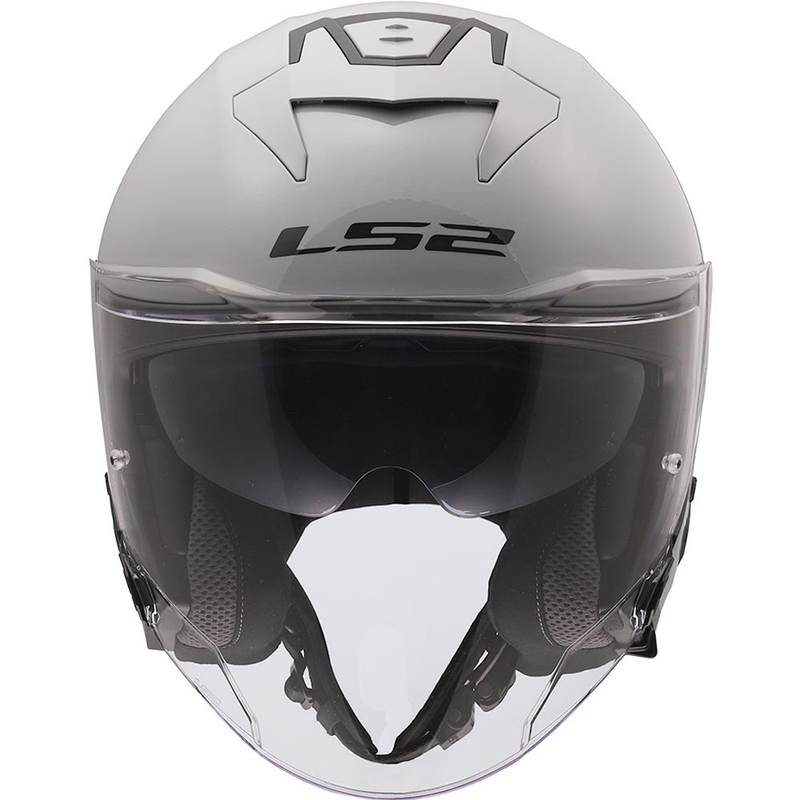 Otvorena motociklistička kaciga LS2 OF618 Verso II, jednobojna, nardo siva