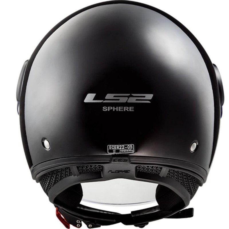 Otvorena motociklistička kaciga LS2 OF558 Sphere II, jednobojna mat crna