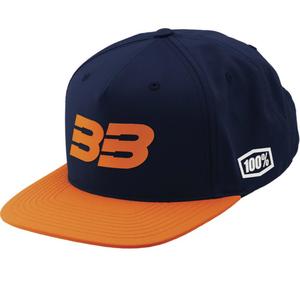 Kapa 100% BB33 Snapback plavo-narančasta