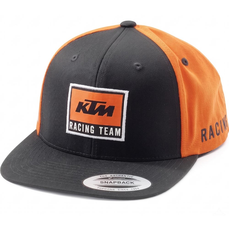 KTM Team Flat Cap OS crno-narančasta