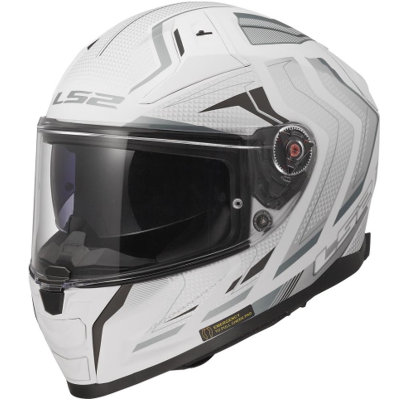 Integralna motociklistička kaciga LS2 FF811 Vector II Alizer mat bijela
