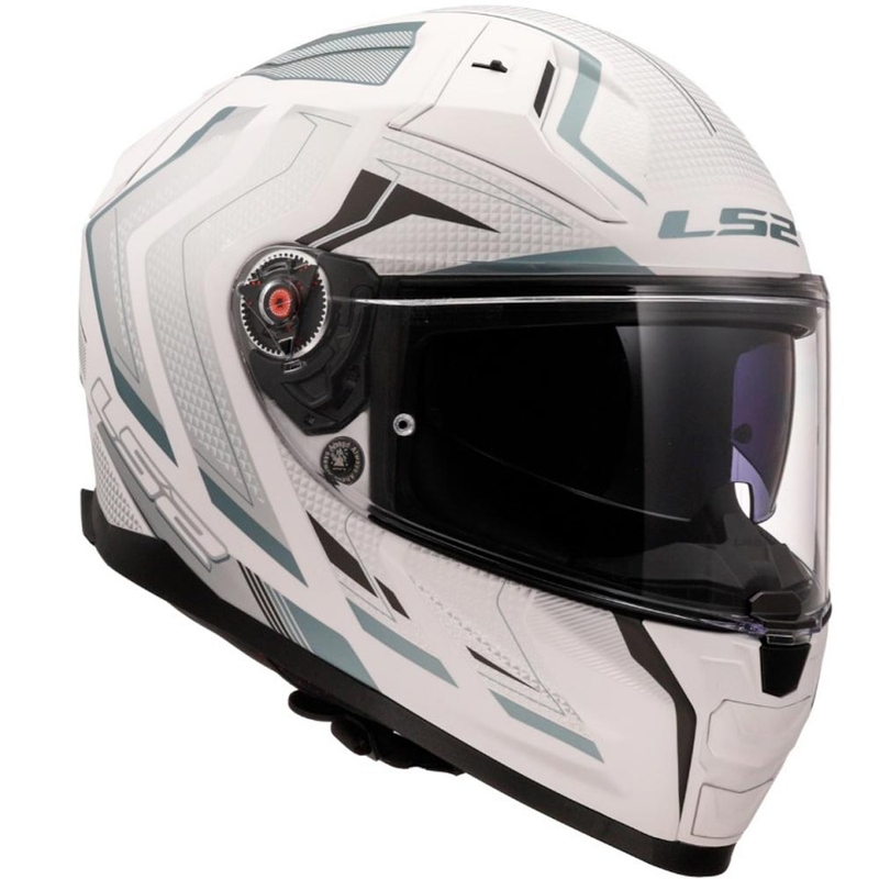 Integralna motociklistička kaciga LS2 FF811 Vector II Alizer mat bijela