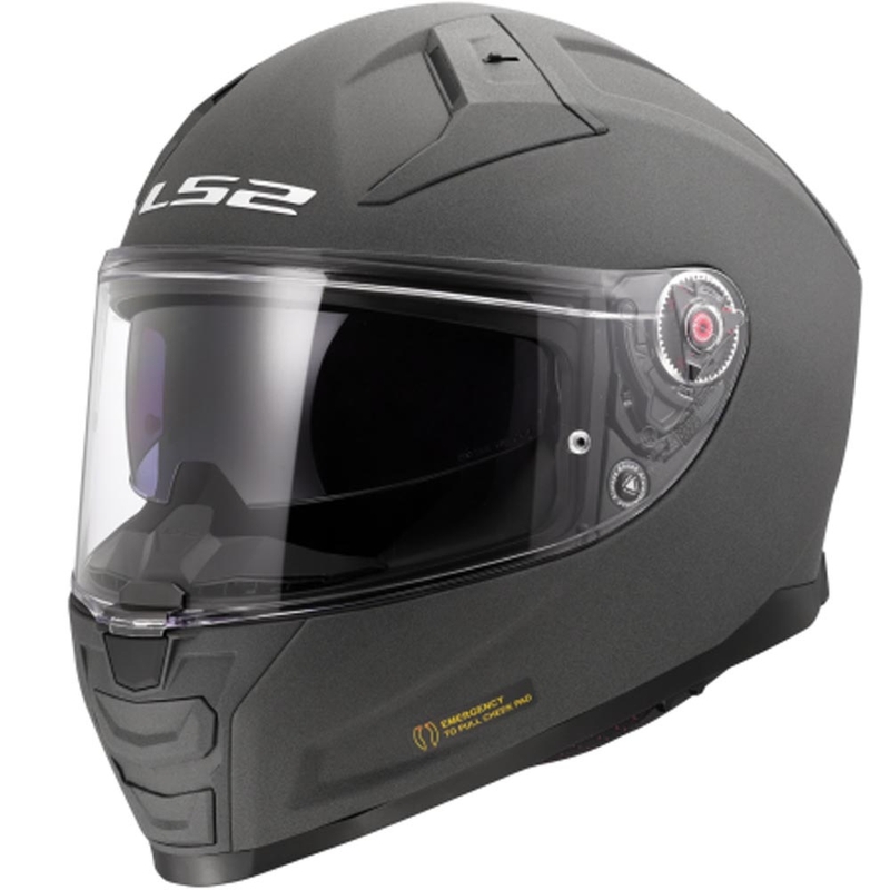 Integralna motociklistička kaciga LS2 FF811 Vector II Čvrsta betonsko siva