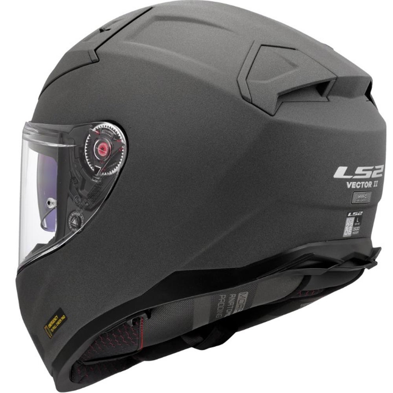 Integralna motociklistička kaciga LS2 FF811 Vector II Čvrsta betonsko siva