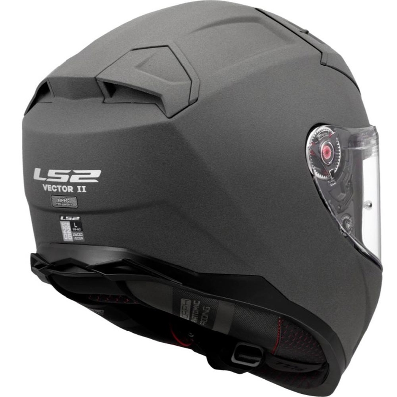 Integralna motociklistička kaciga LS2 FF811 Vector II Čvrsta betonsko siva