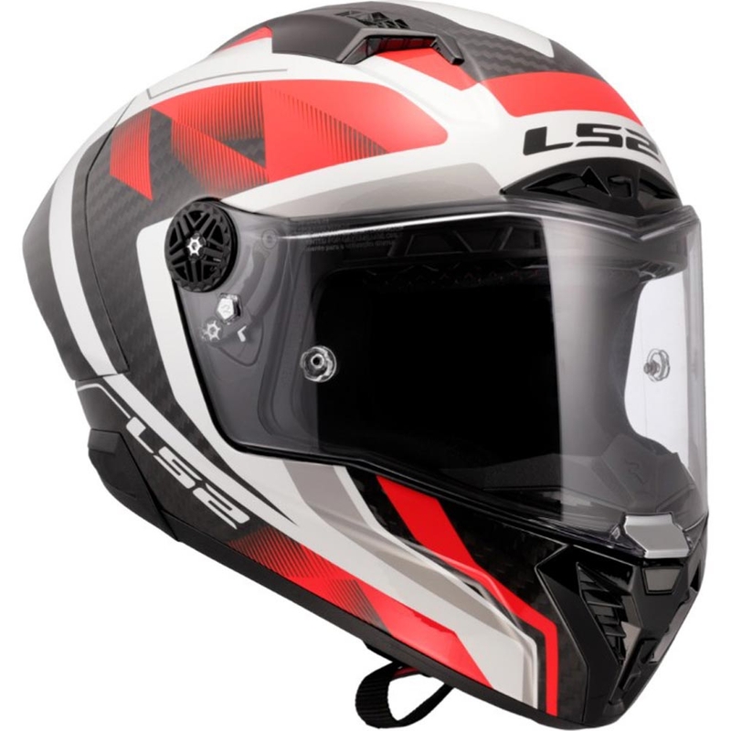 Integralna motociklistička kaciga LS2 FF805 Thunder C GP Aero Raute bijelo-crvena
