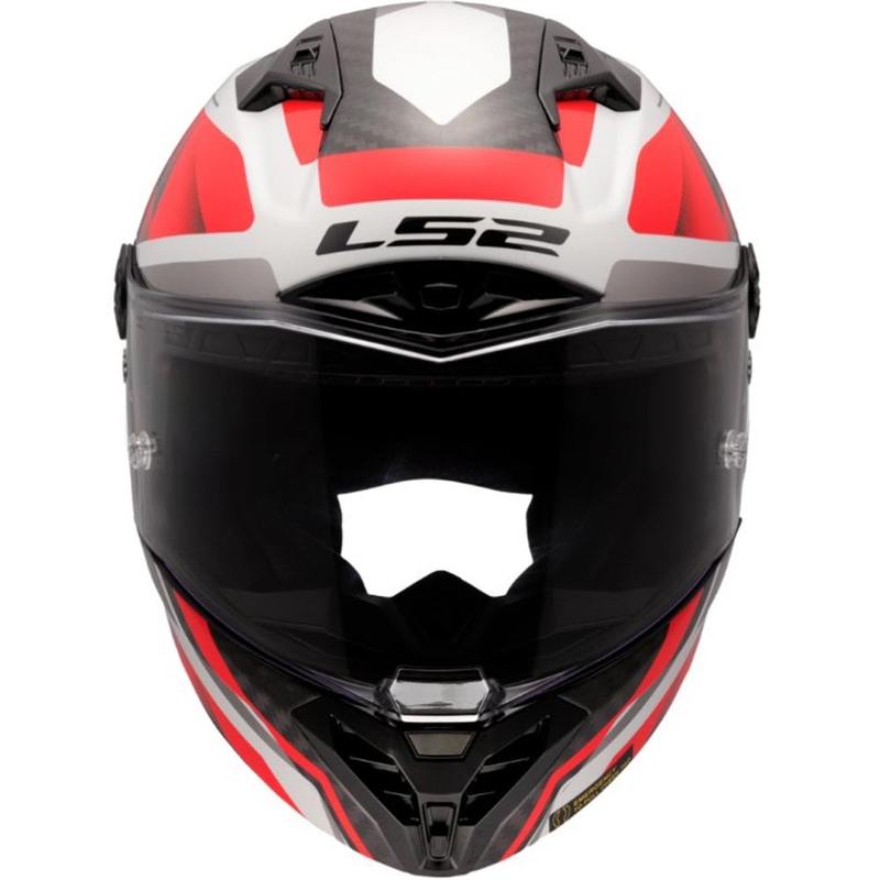 Integralna motociklistička kaciga LS2 FF805 Thunder C GP Aero Raute bijelo-crvena