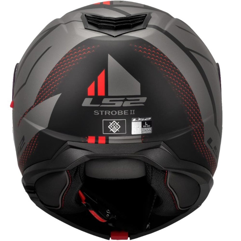 Preklopna motociklistička kaciga LS2 FF908 Strobe II Code crno-siva