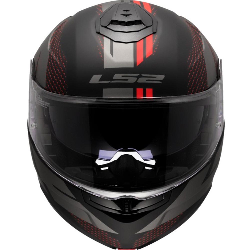 Preklopna motociklistička kaciga LS2 FF908 Strobe II Code crno-siva