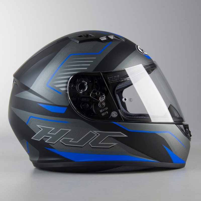 Integralna motociklistička kaciga HJC CS-15 Trion MC2SF sivo-plava