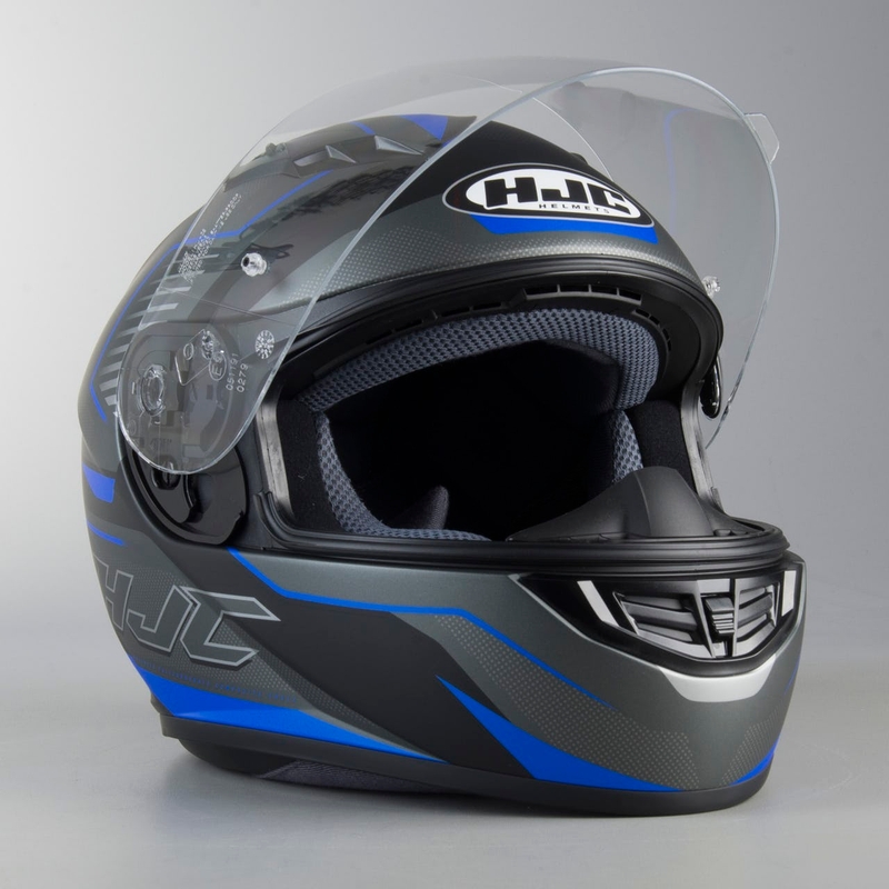 Integralna motociklistička kaciga HJC CS-15 Trion MC2SF sivo-plava